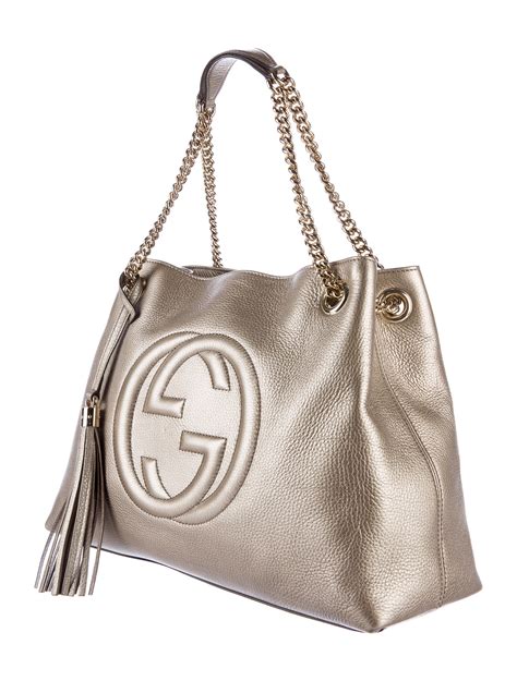 guccy gold bag|gucci bag gold chain.